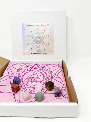 Metatron's Cube - Energy Kit - Pink with Pink foil print