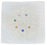 The Wheel of Chakra Healing Kit - Natural in Gold foil print