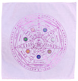 The Wheel of Chakra Healing Kit - Pink with Pink foil print