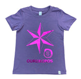 Ouroboros Star Crew Tee in Pink Foil