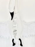 Tamar Mogendorff - Je t'aime Wall mounted Swan in Silver