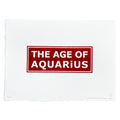 The Age of Aquarius Wall Art in Red
