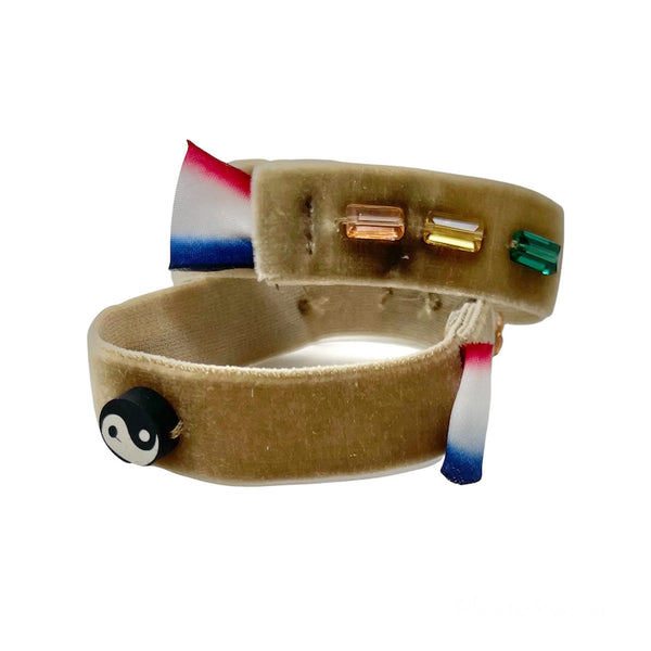 Je t'aime Rainbow Bracelet in Brown
