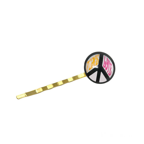 Love + Peace Hair pin (set of 2)