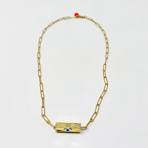 Eye Necklace - Gold