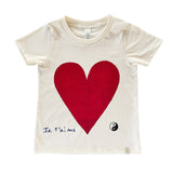 Je t'aime Heart Crew Tee