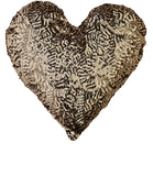 PiLLOW - HEART SEQUiNS- GOLD