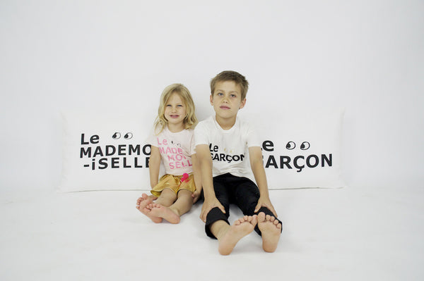 Le Garçon Grand Cushion in Milky White (Cover Only)