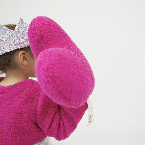 PiLLOW - LOVE FLEECE - HOT PiNK