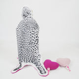 Love Fleece Pillow in Pink