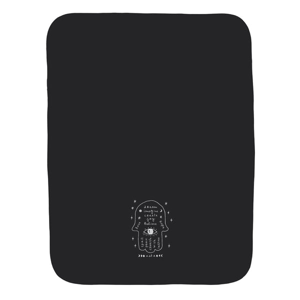 Hamsa Onesie & Blanket in Black