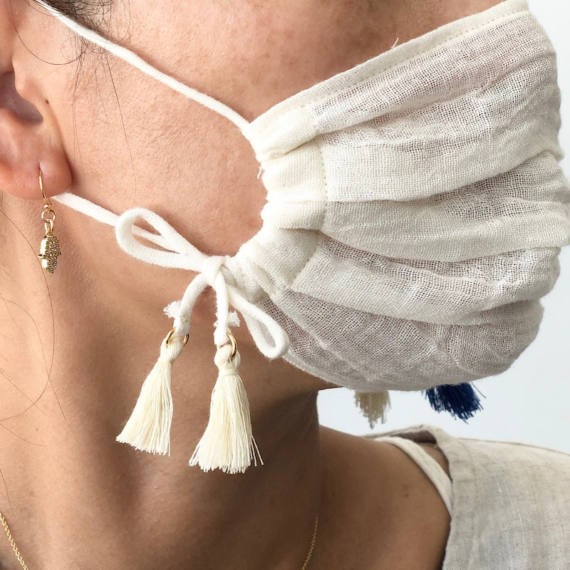 Cotton Gauze Face Mask - Terre - Adult size