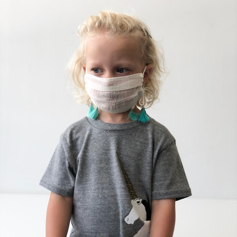 Cotton Gauze Face Mask - Terre Pastel