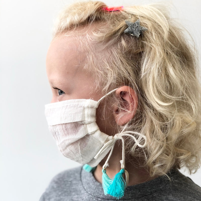 Cotton Gauze Face Mask - Terre Pastel