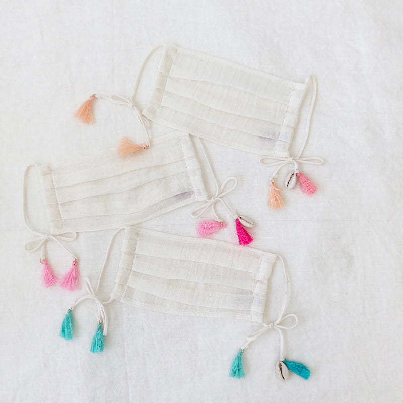 Cotton Gauze Face Mask - Terre Pastel