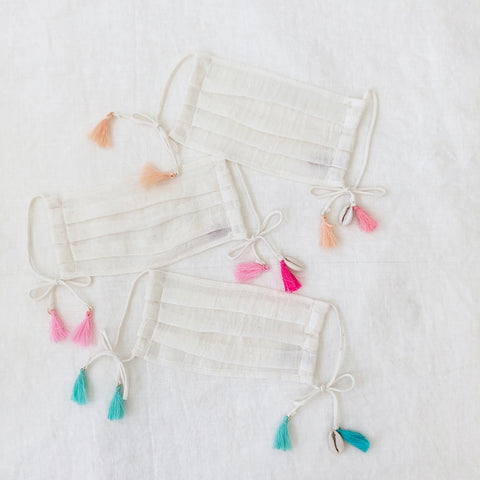 Cotton Gauze Face Mask - Terre Pastel