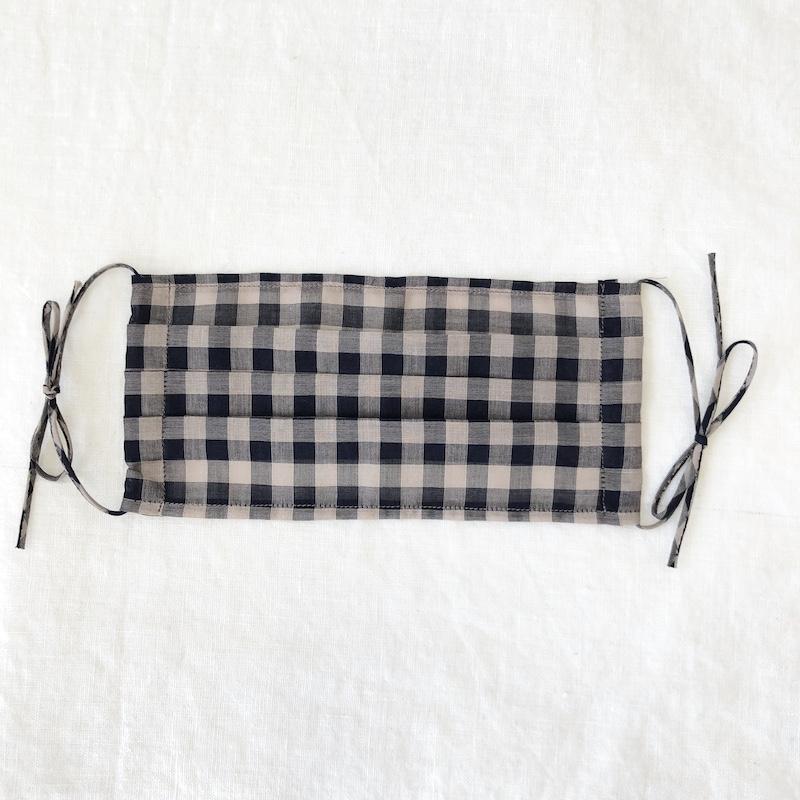 Cotton Face Mask - Gingham - Kids size