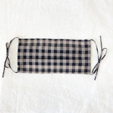 Cotton Face Mask - Gingham - Adult size