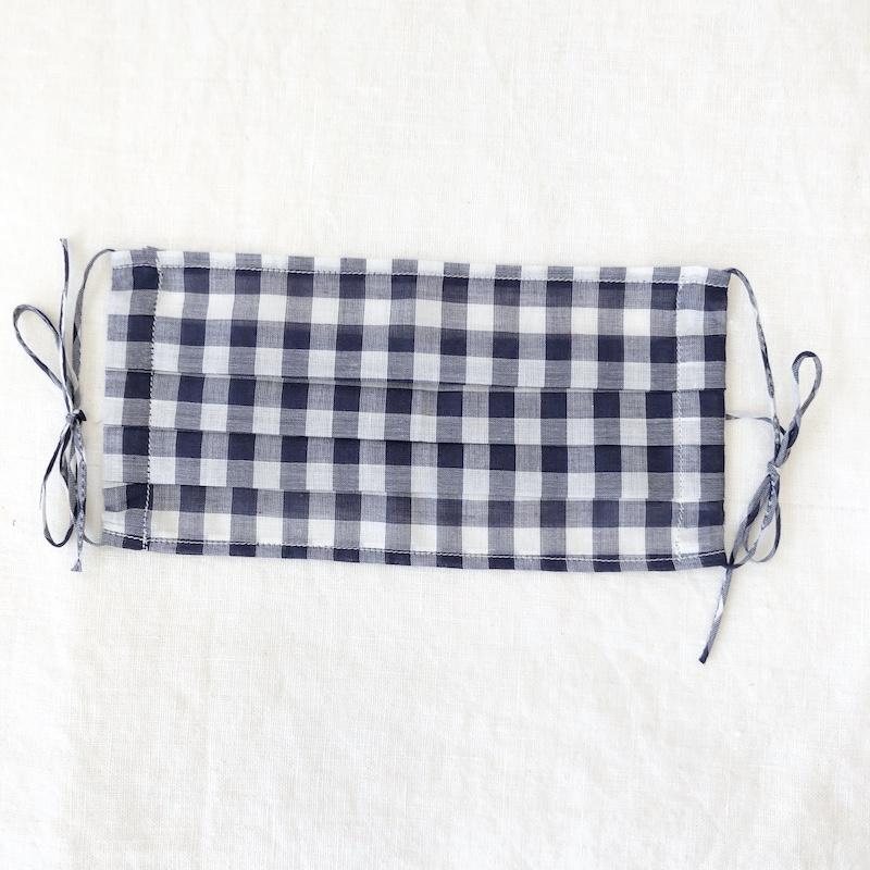 Cotton Face Mask - Gingham - Kids size