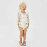 23 Amulet Leotard - Rose Gold Foil