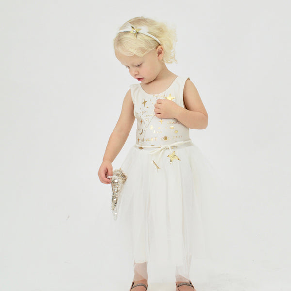 23 Amulet Dress - Gold Foil