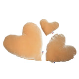 Le Heart Velvet Pillow - Beige