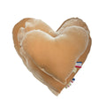 Le Heart Velvet Pillow - Beige