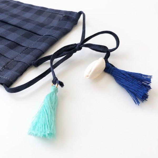 Cotton Face Mask - Gingham - Kids size