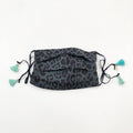 Cotton Linen Double Layered Face Mask - Léo in Gray
