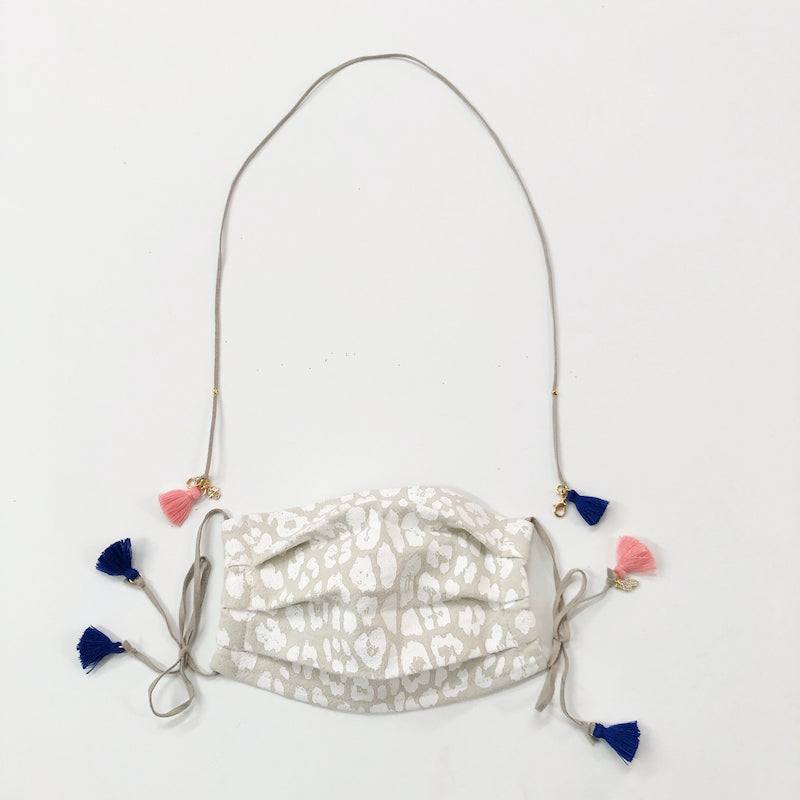 Cotton Linen Double Layered Face Mask - Léo in Natural