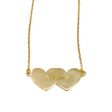 Je T'aime Hearts 14K Gold Necklace
