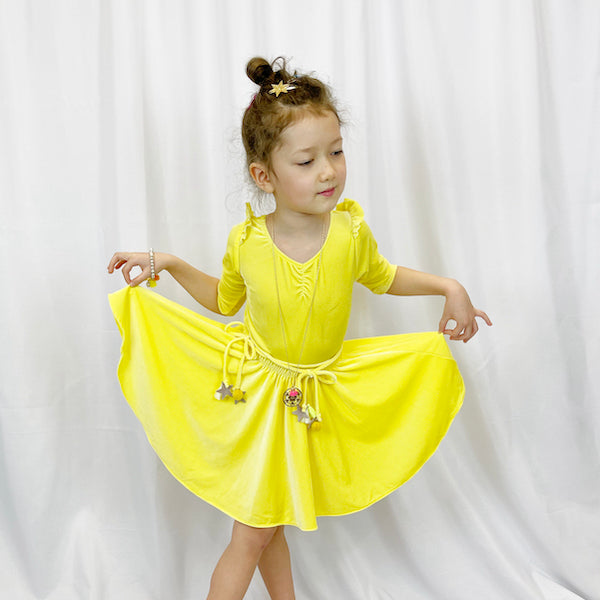 Cosmic Star Skirt in Yellow