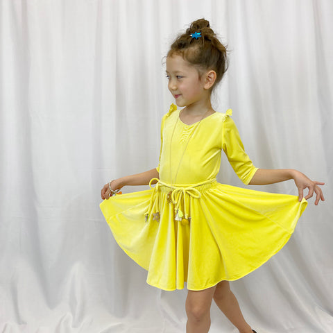 Cosmic Star Skirt in Yellow