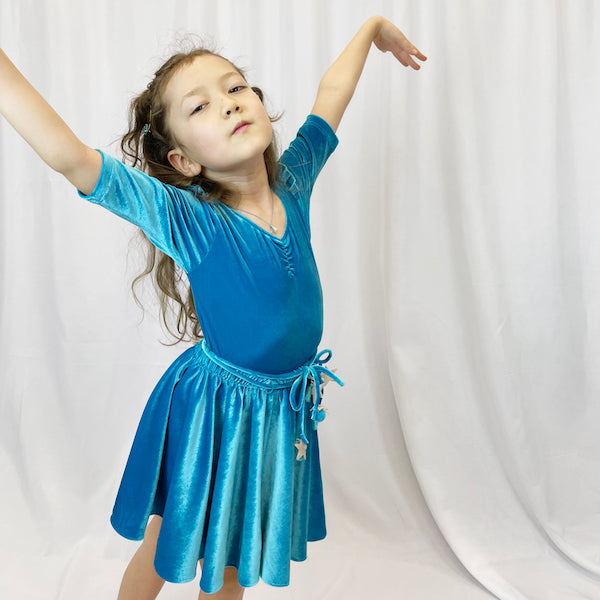 Cosmic Star Skirt in Blue