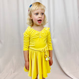 Cosmic Star Leotard in Yellow