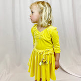 Cosmic Star Leotard in Yellow
