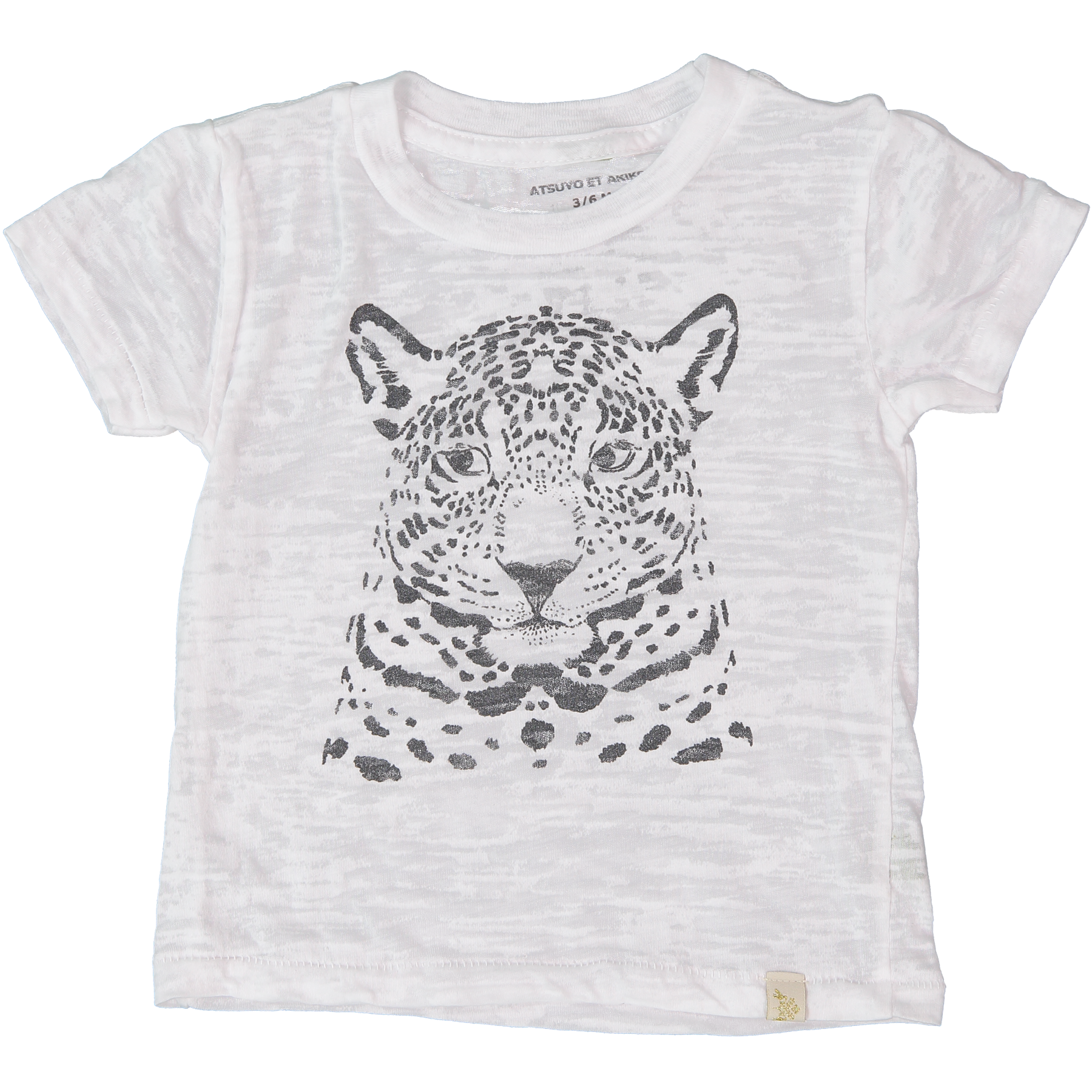 A-Léo Burnout Tee in White