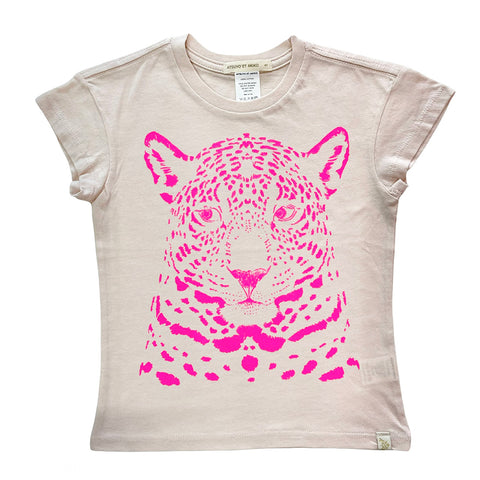 Cosmic Leo Lara Tee - Fluo Pink