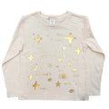 23 Team Amulet in Lara Long Sleeve Tee in Natural - Gold Foil
