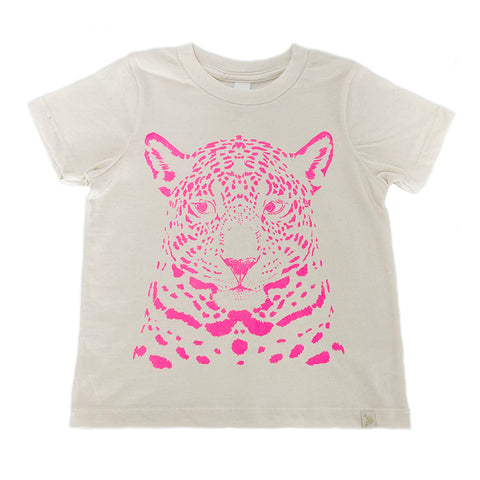 Cosmic Leo Crew Tee - Fluo Pink