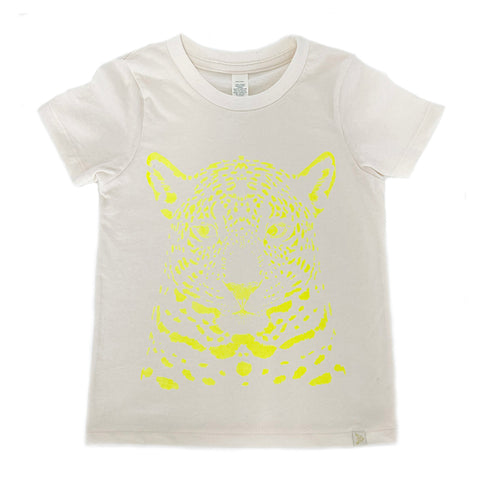 Cosmic Leo Crew Tee - Fluo Yellow