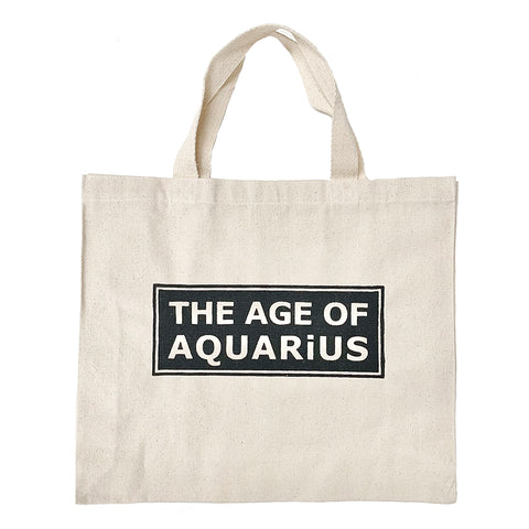 The Age of Aquarius in Black - Petit Canvas Bag