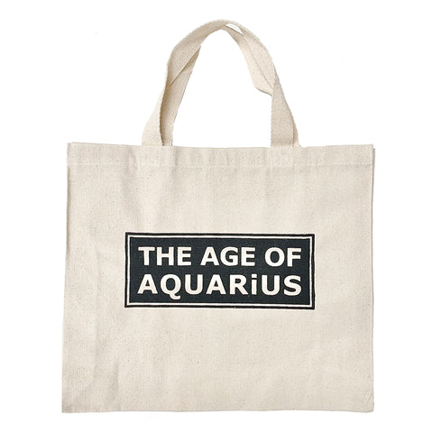 The Age of Aquarius in Black - Petit Canvas Bag