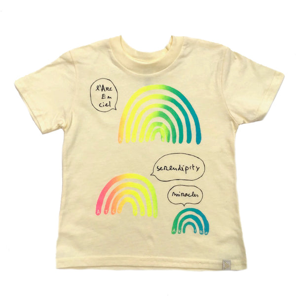 23- L'arc en Ciel Crew Tee in Yellow