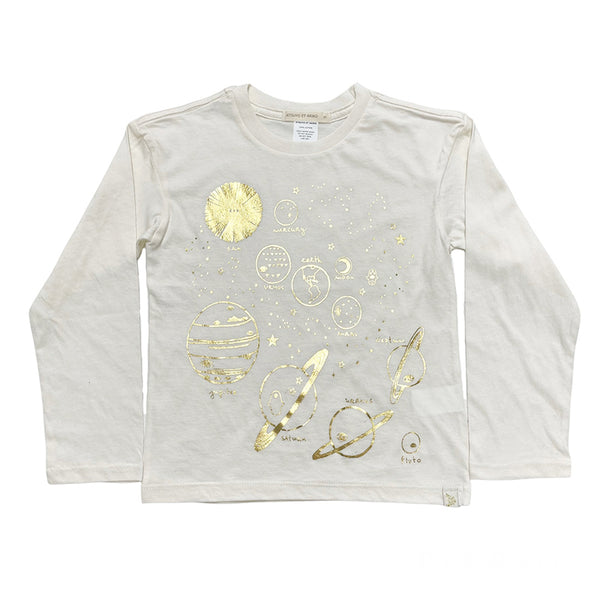 Lara Long Sleeve Tee - Team Solar in Gold