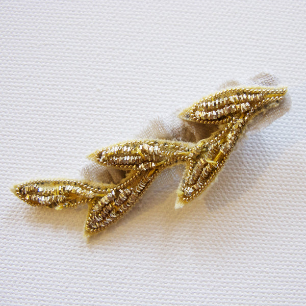 Antique Beads Hairpin in Gold