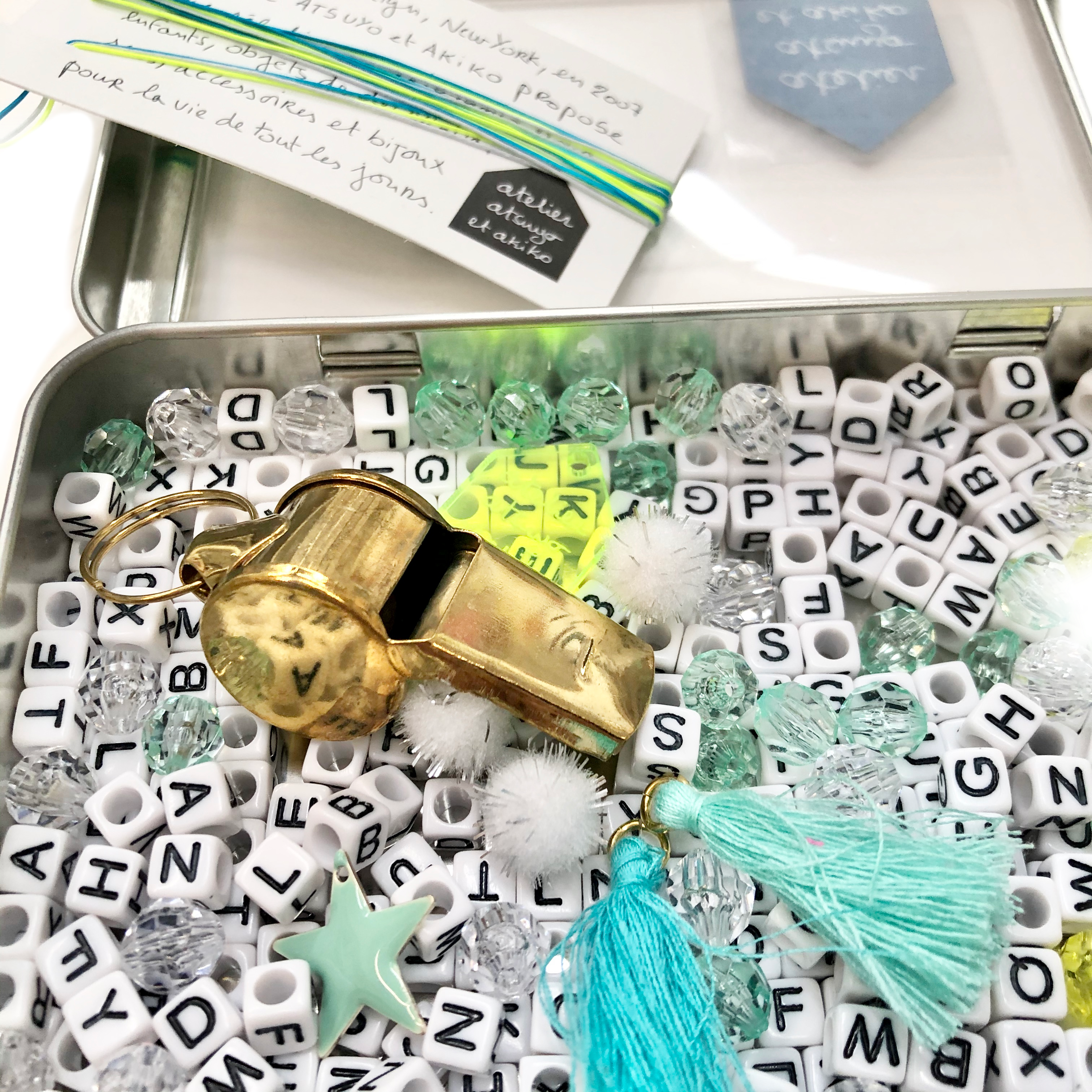 DIY Accessories Set - Gold whistle